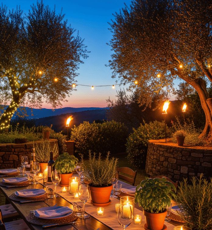 Illuminazione tavola e giardino